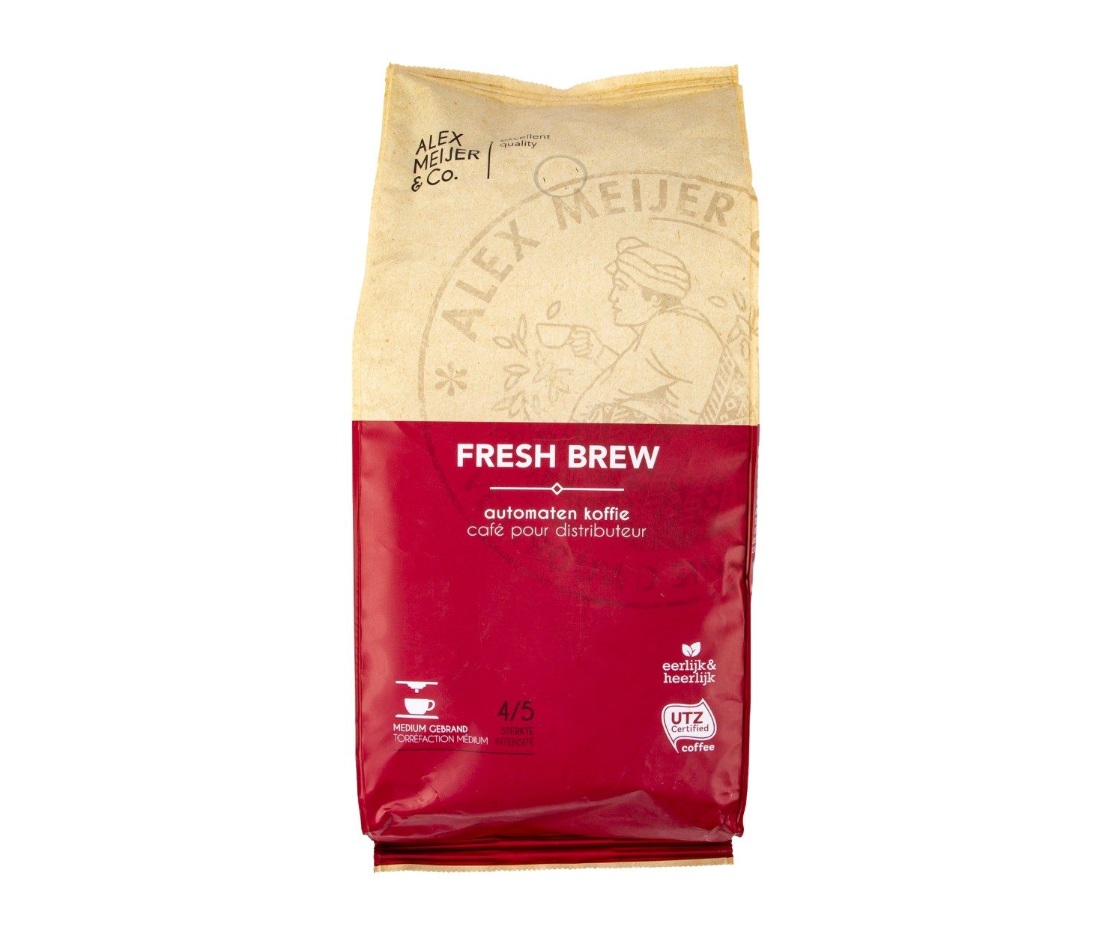 A.M. Koffie Roodmerk Fresh Brew 1kg